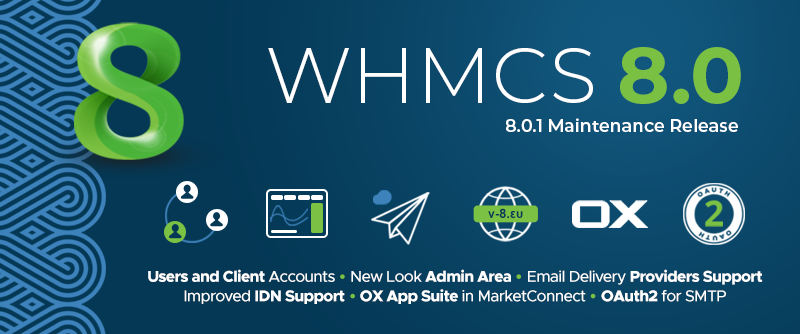 WHMCS 8.0.1 اکنون در دسترس است